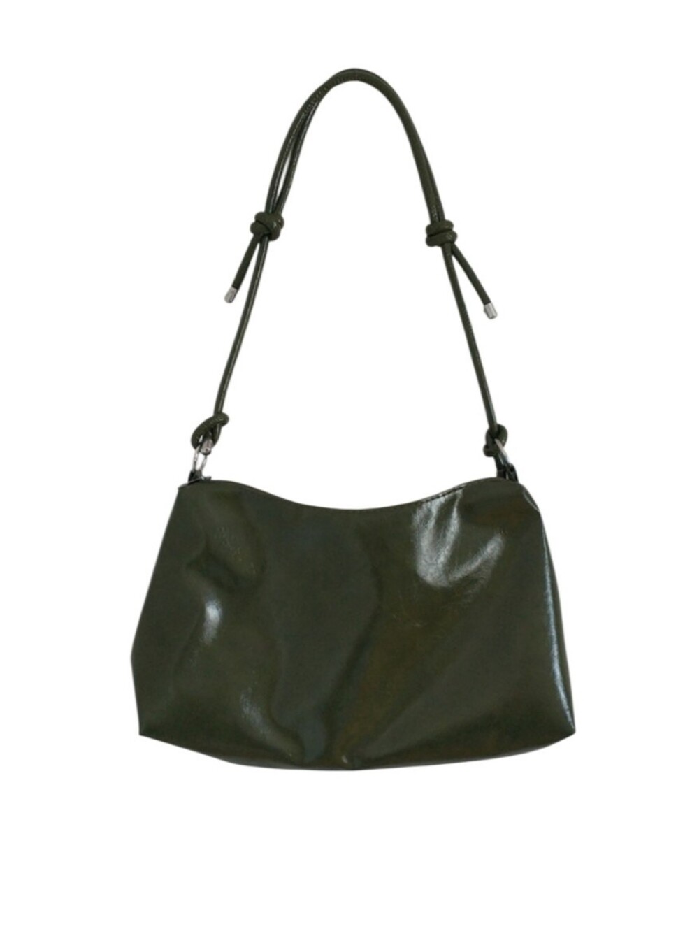 Olive Green Shoulder Bag — Sleek Women's Purse